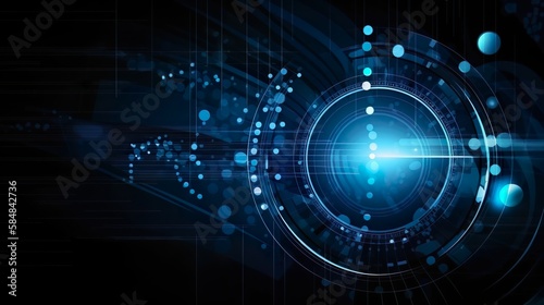 Abstract Business Technology Background