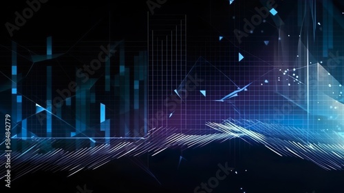 Abstract Business Technology Background