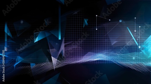 Abstract Business Technology Background