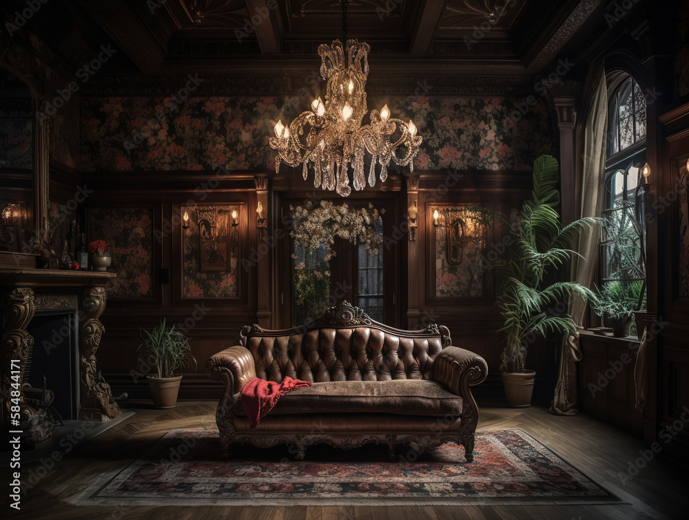 Victorian style store living room furniture