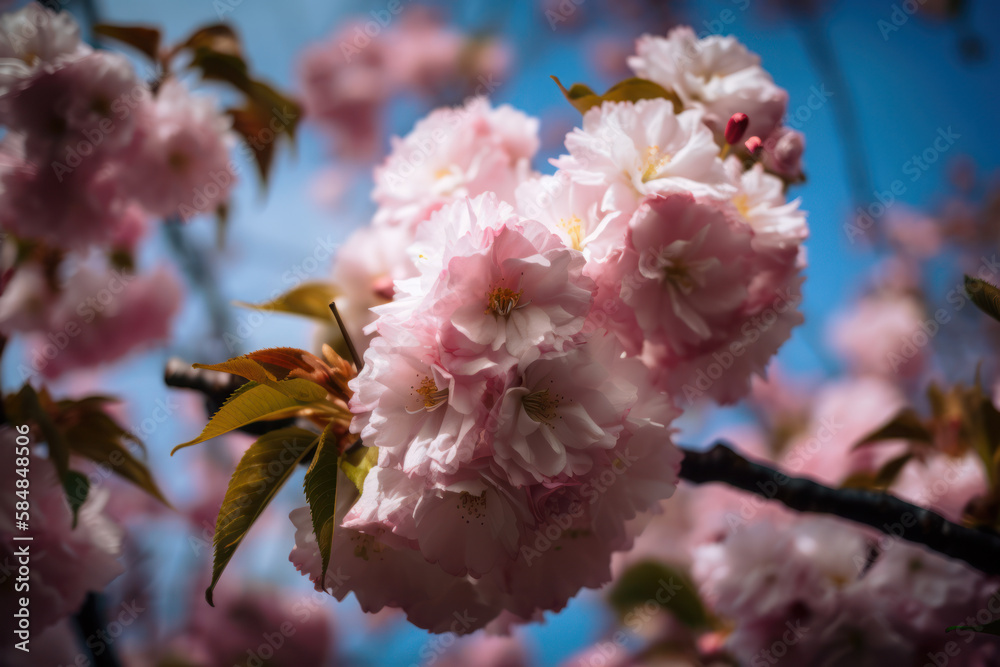 Obraz premium pink cherry blossom