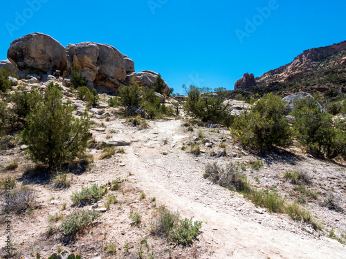 White Rocks hiking trail at the base of the Colorado National Monument