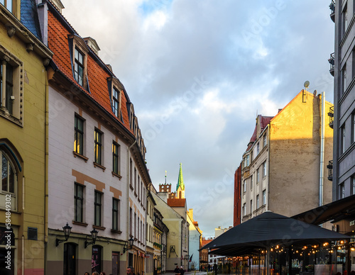 a walk through Old Riga - the historical center of the capital of Latvia 1