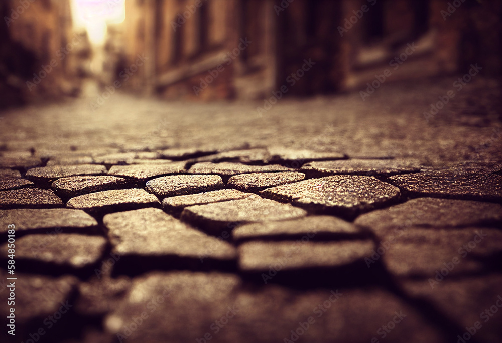 Obraz premium Cobblestone Charm