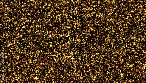Blurred gold particles background