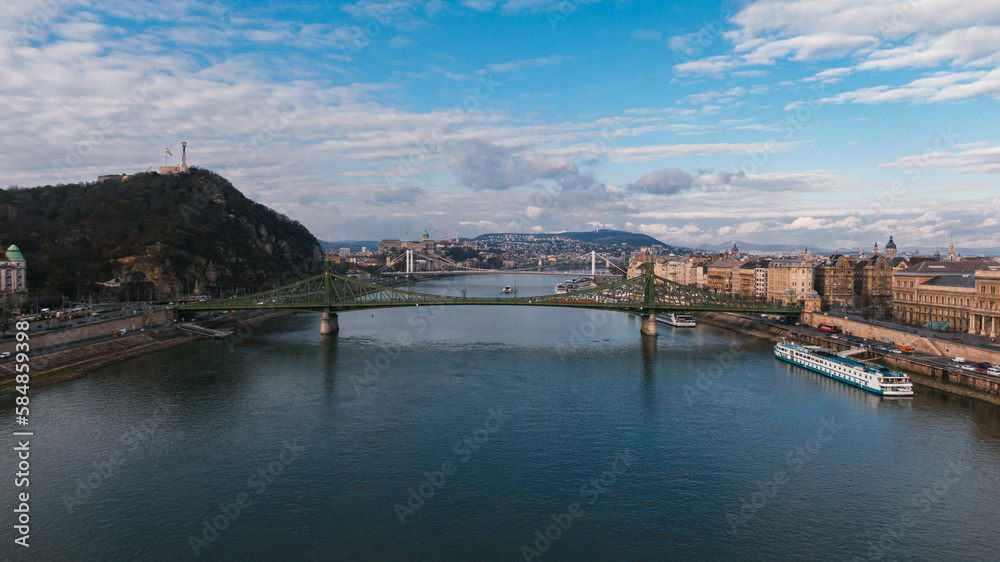 Elizabeth Bridge in Hungary across the River Danube Elizabeth Bridge in Hungary across the River Danube