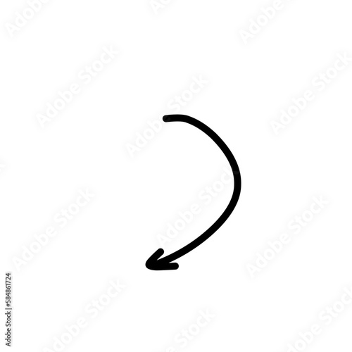 Hand Drawn Arrow Vector