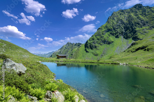 Lake in the Hochjoch, in the Montafon Valley, State of Vorarlberg, Austria