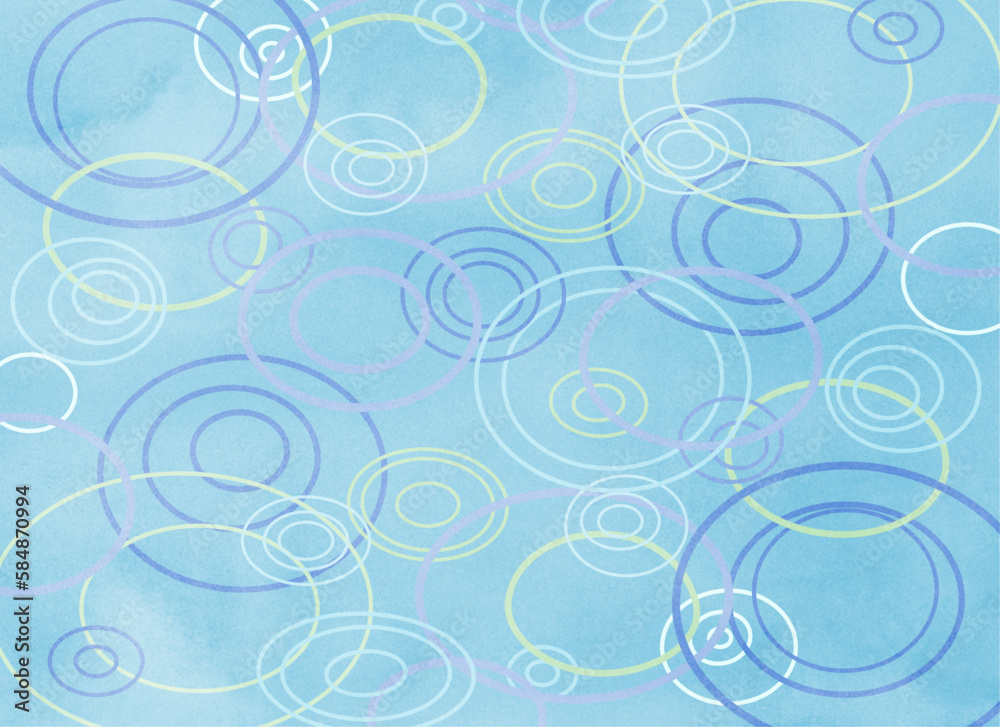 雨の日の背景イラスト(バナー 見出し タイトル フレーム 梅雨) 雨の日の背景イラスト(バナー 見出し タイトル フレーム 梅雨)