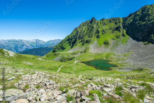 Hochjoch in the Montafon Valley, State of Vorarlberg, Herzsee