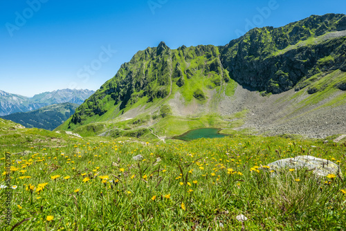 Hochjoch in the Montafon Valley, State of Vorarlberg, Herzsee