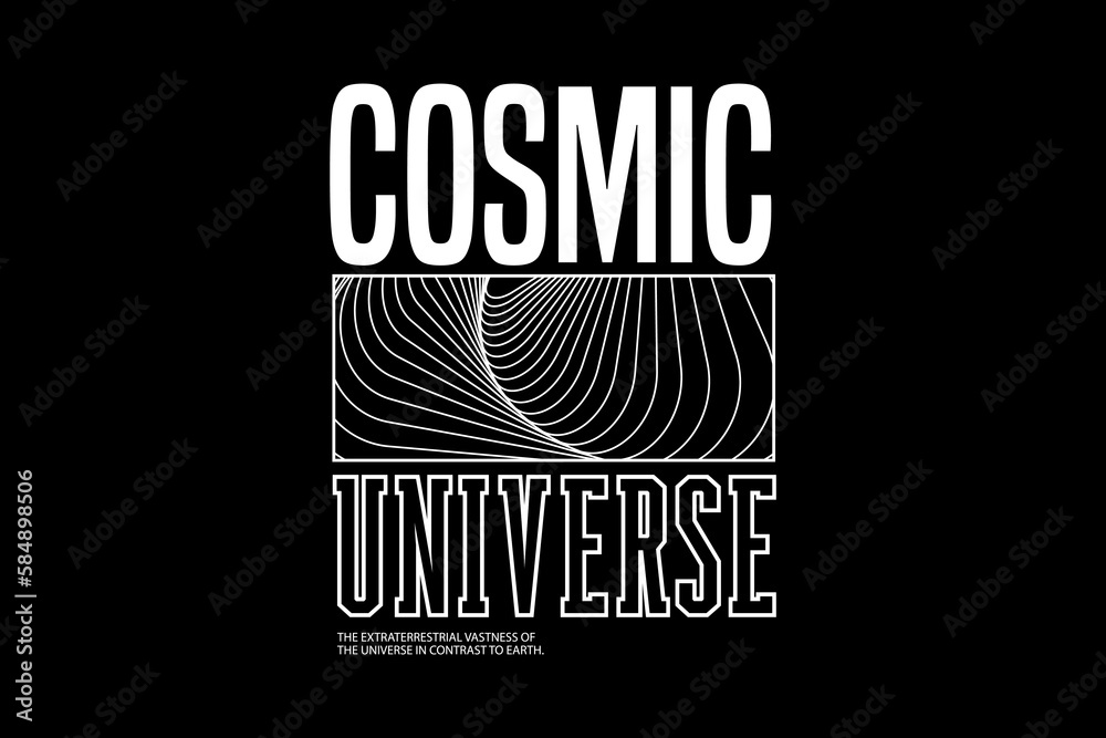 Naklejka premium Modern streetwear quotes design inspiration templates