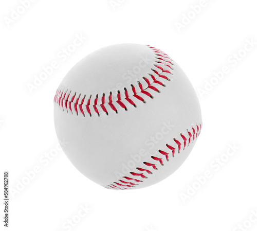 Baseball ball isolated on white. Sportive equipment