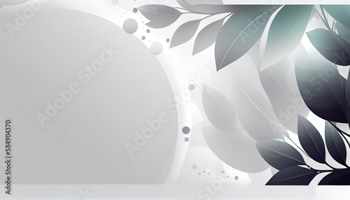 Abstract background illustration pattern backdrop leaf design ,generative AI