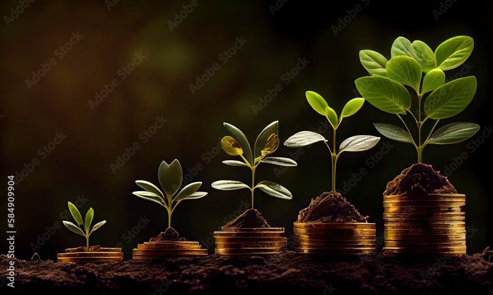 Planting the seeds of success, the journey of business growth, money ...