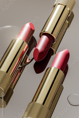 Red lipstick