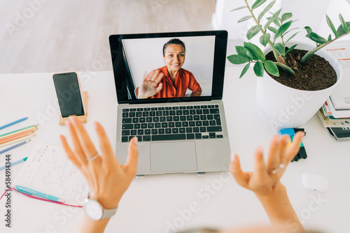 Online video call