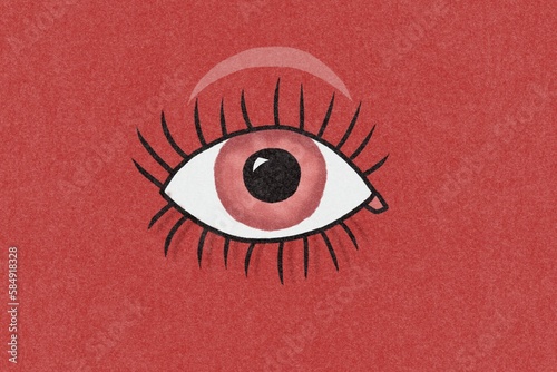 Minimal eye illustration
