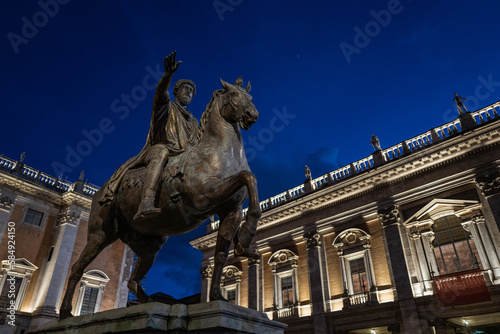 Marcus Aurelius equestrian statue at Campidoglio