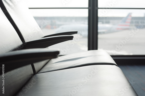 Seats in an airport