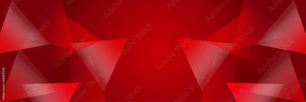 Obraz premium red banner background
