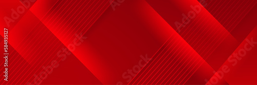 red banner background