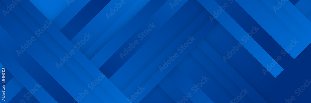 Blue abstract vector long banner. Minimal background with arrows and copy space for text. Facebook cover, web banner Blue abstract vector long banner. Minimal background with arrows and copy space for text. Facebook cover, web banner