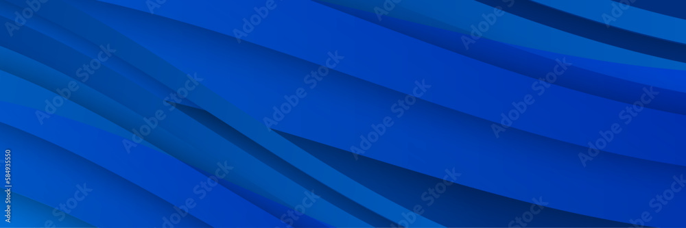 Fototapeta premium blue banner background