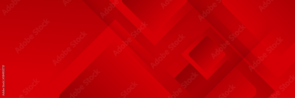 Abstract red geometric banner design background Abstract red geometric banner design background