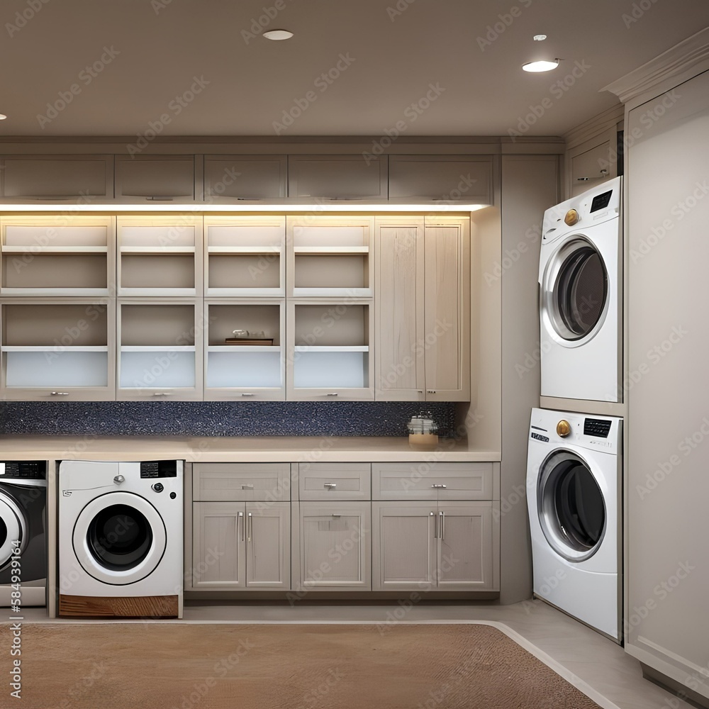 Fototapeta premium Laundry Room251, Generative AI