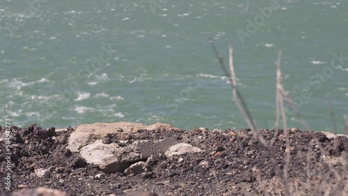 water flowing into the water