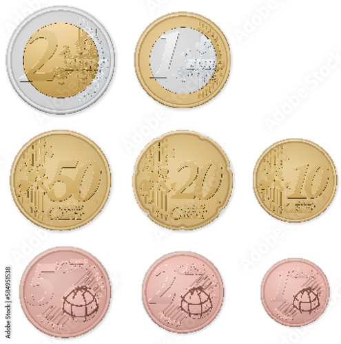 Euro coins