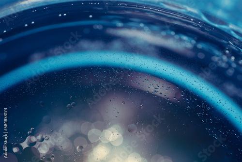 Abstract magical blue background