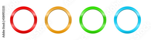 Colorful button set