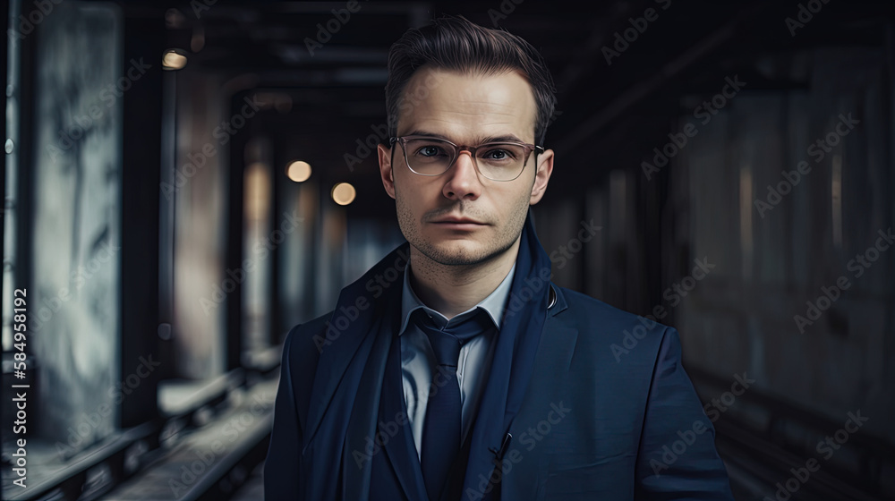 Confidence Personified - Successful Young Businessman in 30's Looking Directly at Camera in High-Quality Stock Photo Confidence Personified - Successful Young Businessman in 30's Looking Directly at Camera in High-Quality Stock Photo