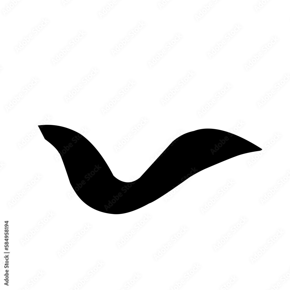 Bird Silhouette Icon 