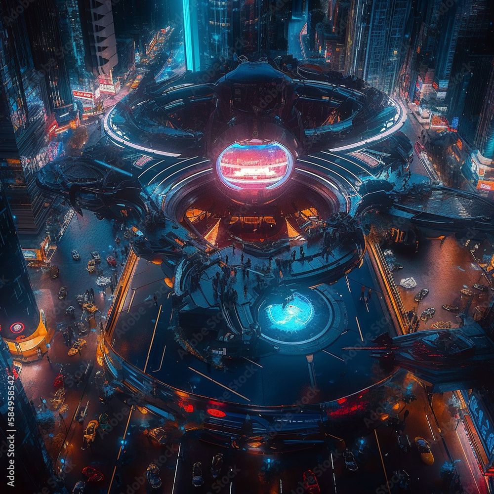 future megacity and metaverse Generative AI future megacity and metaverse Generative AI