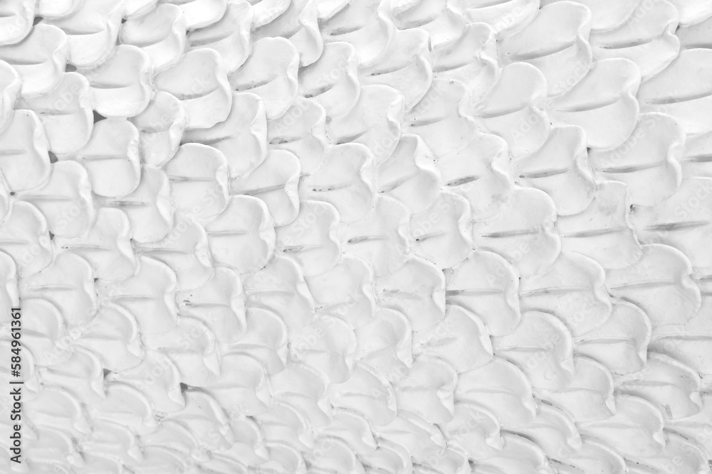 Scale naga with seamless patterns abstract white texture background Scale naga with seamless patterns abstract white texture background