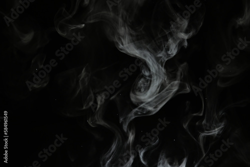 texture smoke on a black background abstract