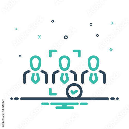 Mix icon for applicants