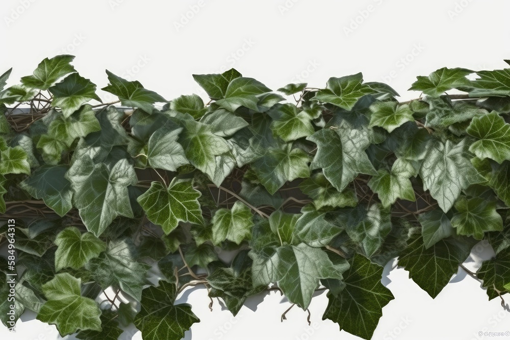 green ivy leaves