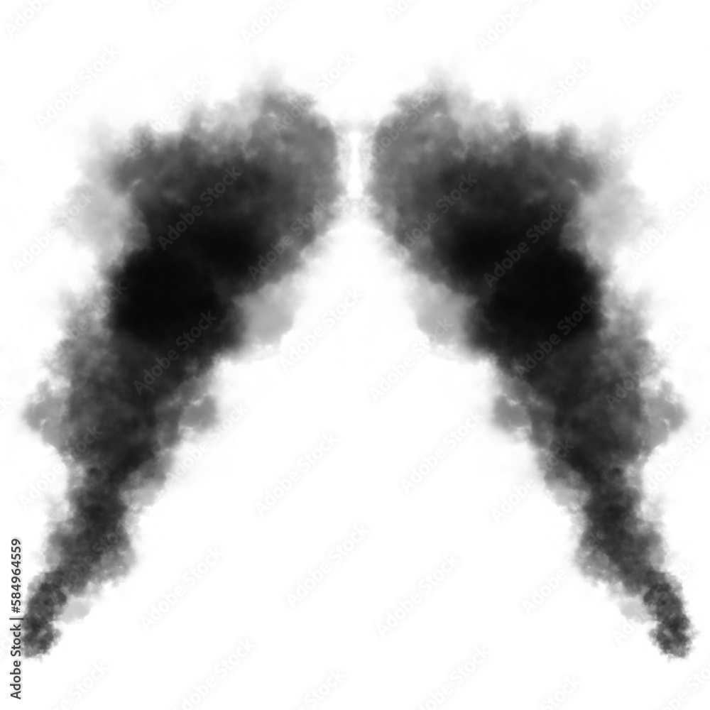 a burst of smoke from the side a burst of smoke from the side
