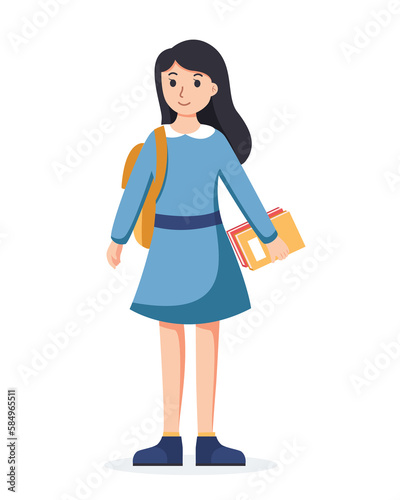 character student. Back to school , university concept