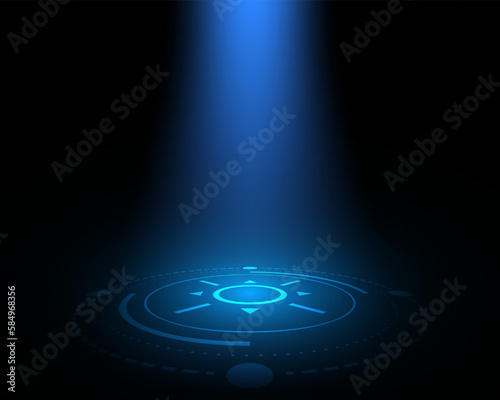 abstract blue light background illustration