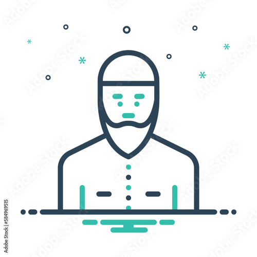 Mix icon for muslim