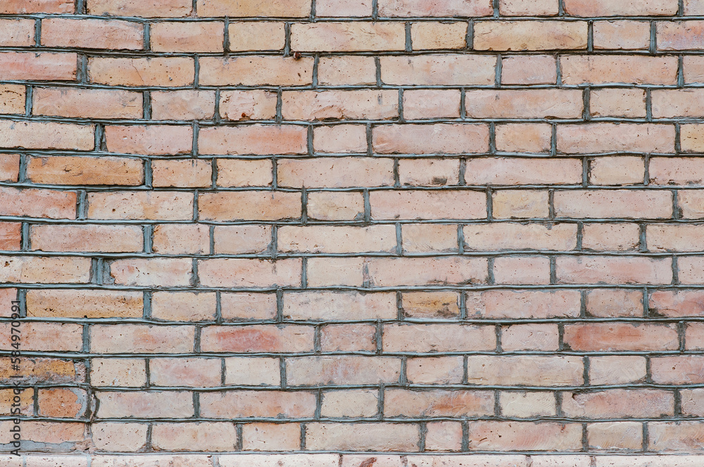 Old brick wall, grunge rustic facade, brickwall Old brick wall, grunge rustic facade, brickwall