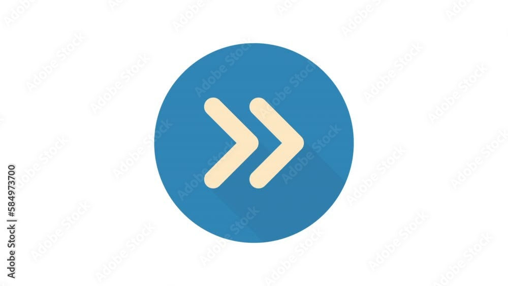 Next Button on white background, animated icon.
Next Button on white background, animated icon.