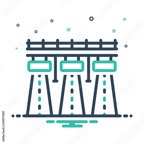 Mix icon for hwy highway
