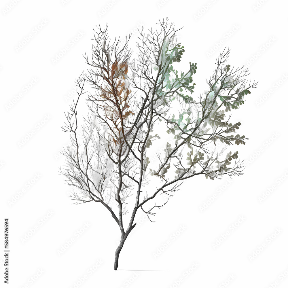 tree branch. Generative AI tree branch. Generative AI
