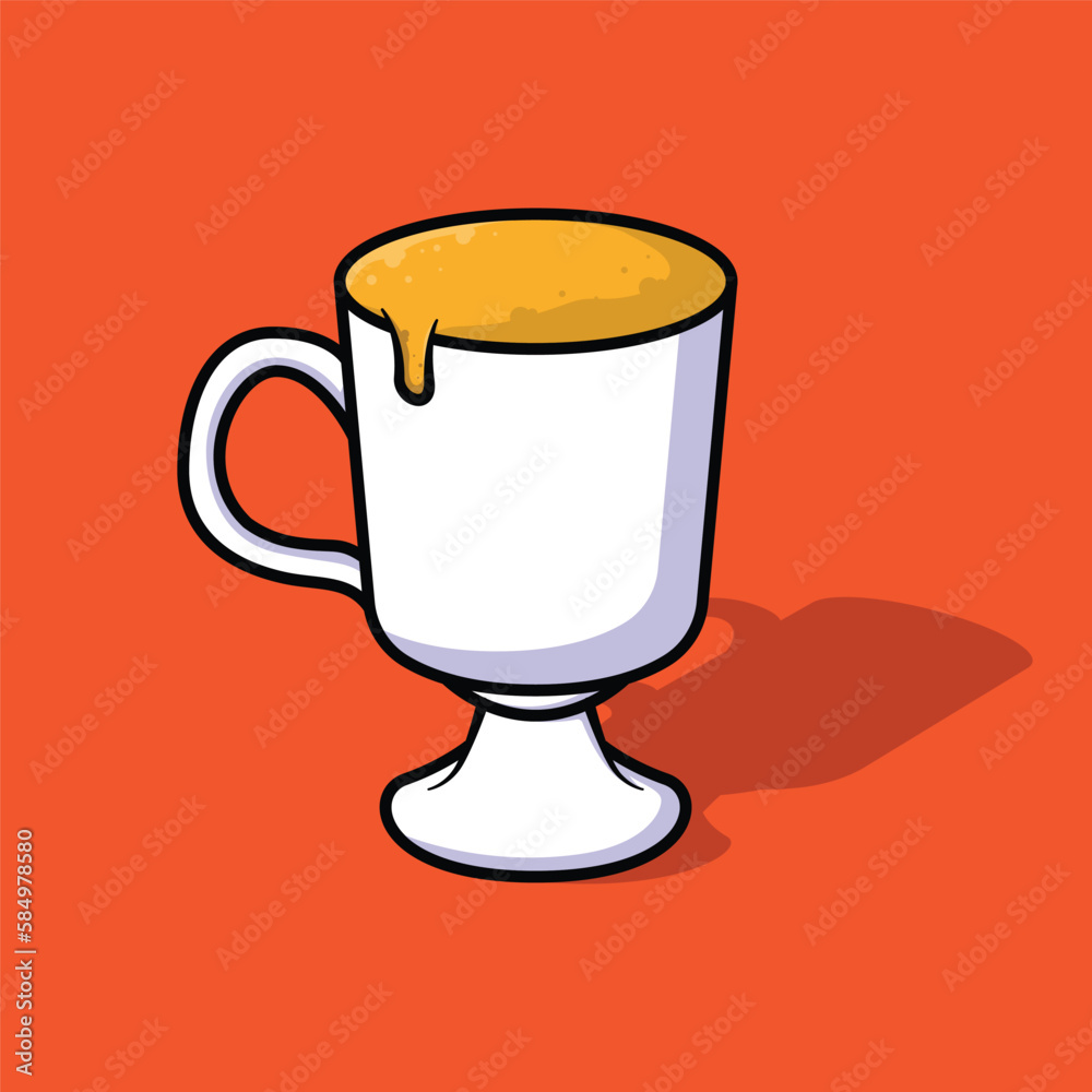 White cups. Fresh orange and glass with juice, Splashing. Orange juice smoothie glass isolated on white background. Isolated Icon glass of juice White cups. Fresh orange and glass with juice, Splashing. Orange juice smoothie glass isolated on white background. Isolated Icon glass of juice